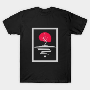 red moon and tree T-Shirt